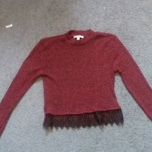 Long sleeve women's crop top